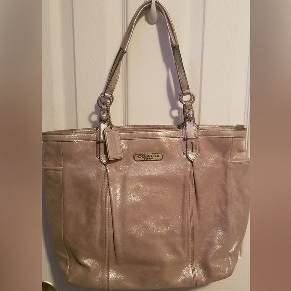 coach shimmer purse